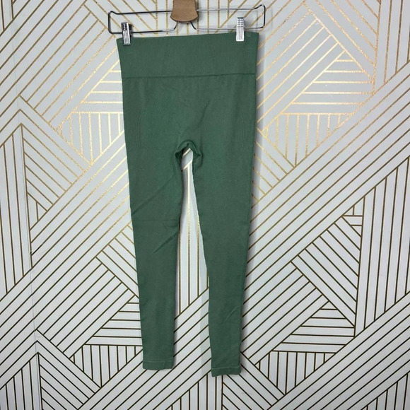 Gymshark Power Down Leggings‎ Dusty Sage Green Size Medium - Picture 7 of 12